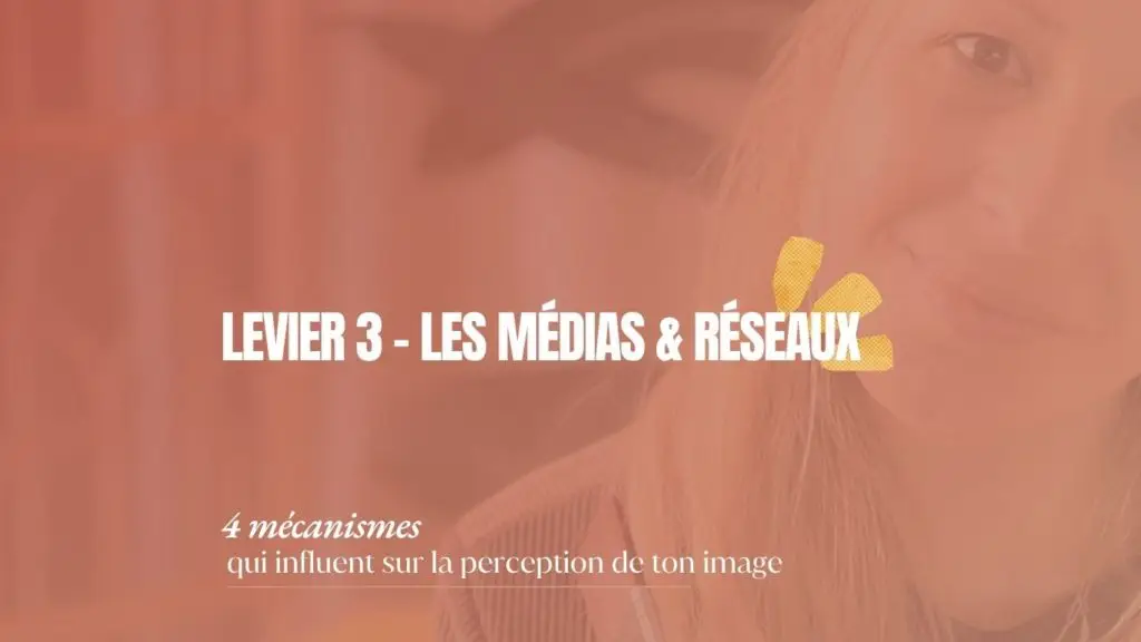 Levier 3 - Les médias & réseaux sociaux comme amplification image de soi