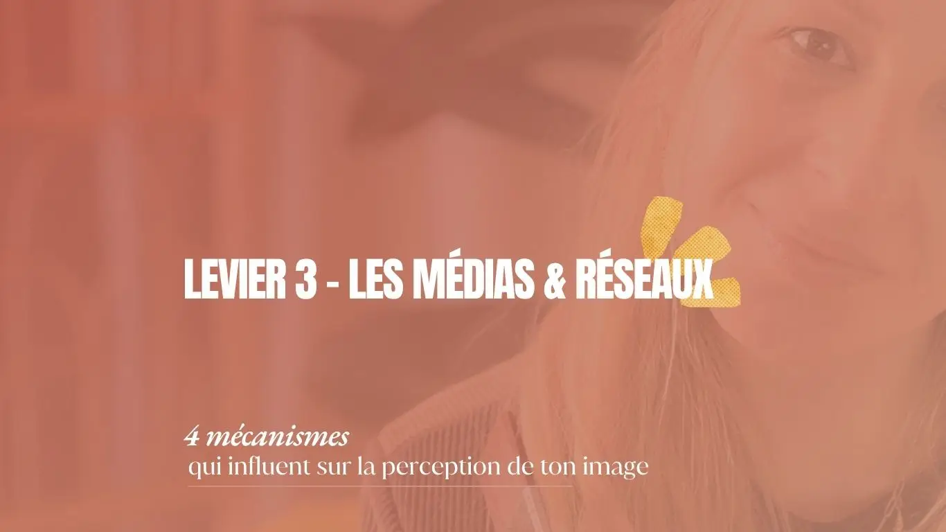 Levier 3 - Les médias & réseaux sociaux comme amplification image de soi